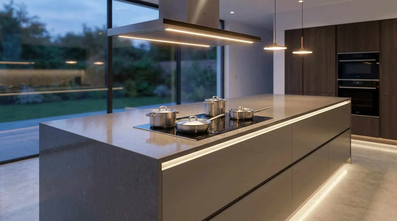 Let the island connect prep and gathering naturally inspiration for a kitchen with an island.